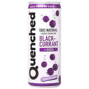 Quenched - Blackcurrant & Soda, 250ml