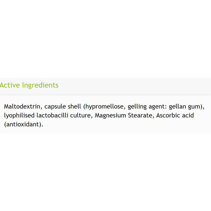 Quest - Mega8Biotix Probiotic Supplement, 30 Capsules - back