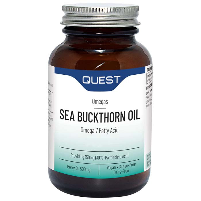 Quest - Sea Buckthorn Oil Omega 7 Fatty Acid, 60+30 Capsules