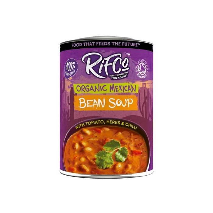 RIFco - Organic Mexican Bean Soup, 400g - front
