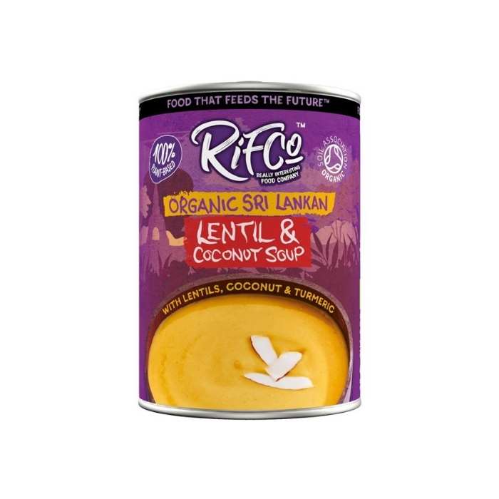 RIFco - Organic Sri Lanken Lentil & Coconut Soup, 400g - front