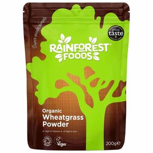 Rainforest Foods - Organic New Zealand Wheatgrass Powder, 200g