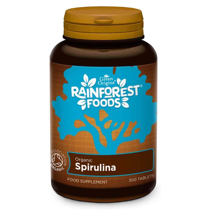Rainforest Foods - Organic Spirulina - 500mg Tablets (300 Tablets)