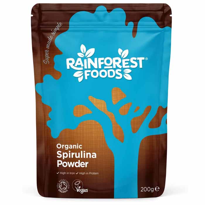 Rainforest Foods - Organic Spirulina - Powder (200g) 