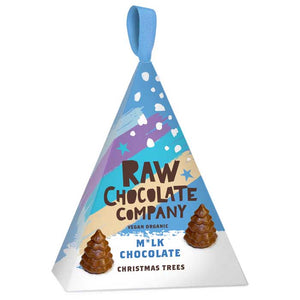 Raw Chocolate Company - Organic M*lk Chocolate Christmas Trees, 150g