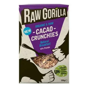 Raw Gorilla - Organic Vegan Cacao Crunchies, 250g | Multiple Sizes