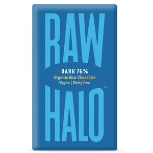 Raw Halo - Dark 76% Organic Raw Chocolate  | Multiple Sizes