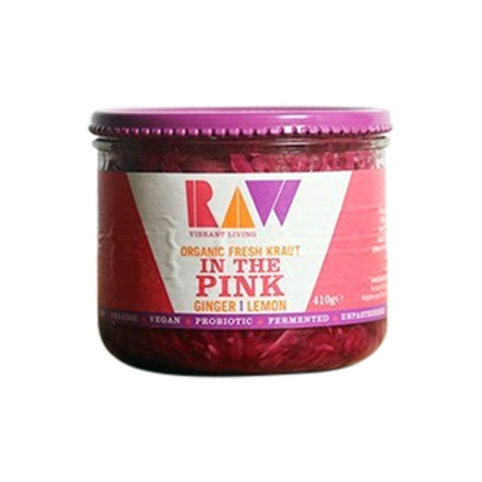 Raw Health - Raw Organic Fresh Kraut In Pink Lemon Ginger, 410g