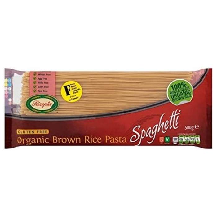 Rizopia - Organic Brown Rice Spaghetti, 500g - front