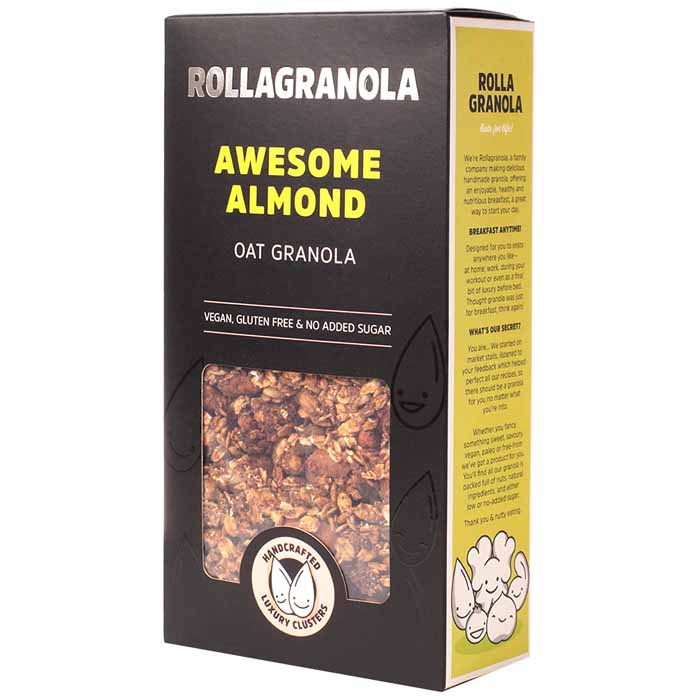 Rollagranola - Awesome Almond Oat Granola, 350g