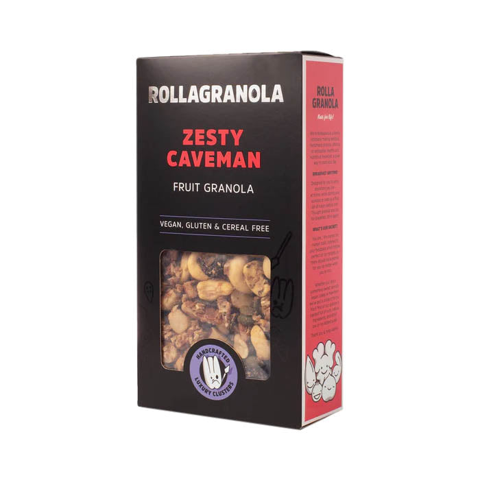 Rollagranola - Fruit Granola - Zesty Caveman, 300g