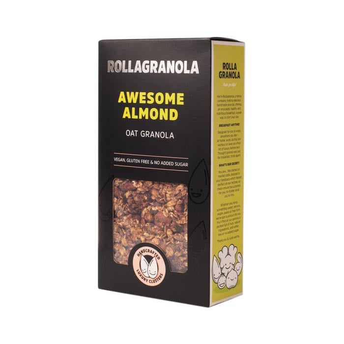 Rollagranola - Oat Granola - Awesome Almond, 400g