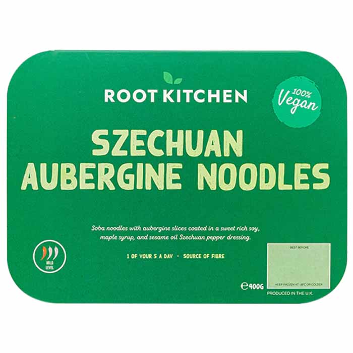 Root Kitchen - Szechuan Aubergine Noodles, 400g