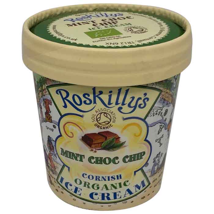 Roskilly's - Vegan Ice Cream - Mint Chocolate Chip, 120ml 