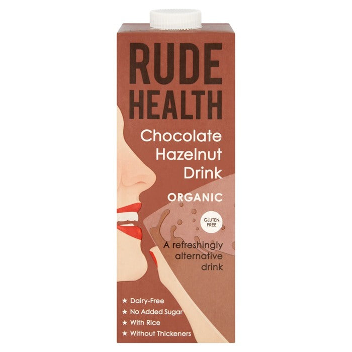 Rude Health - Organic Chocolate Hazelnut Drink, 1L