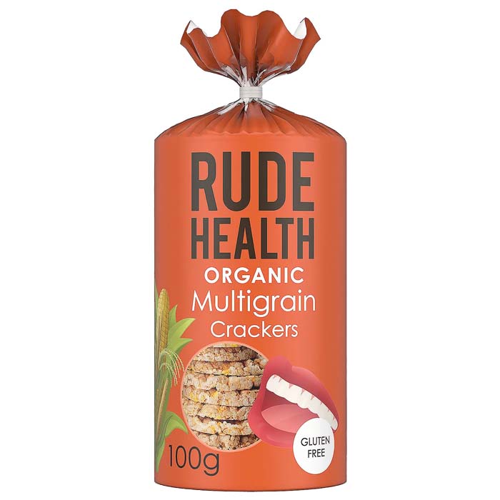 Rude Health - Organic Multigrain Crackers, 100g