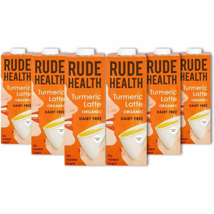 Rude Health - Organic Turmeric Latte Drink 6-Pack, 1L