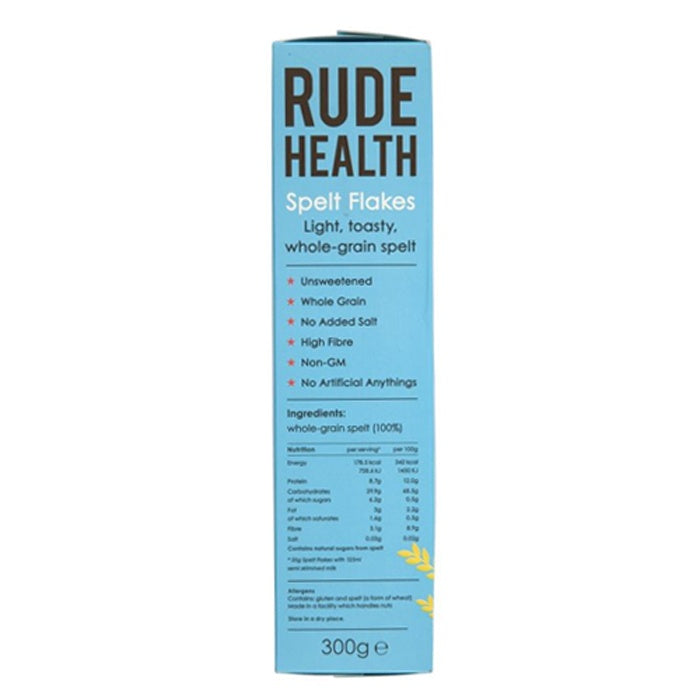 Rude Health - Spelt Flakes, 300g - side