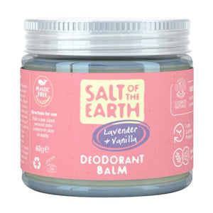 Salt Of The Earth - Deodorant Balms, 60g | Multiple Fragrances