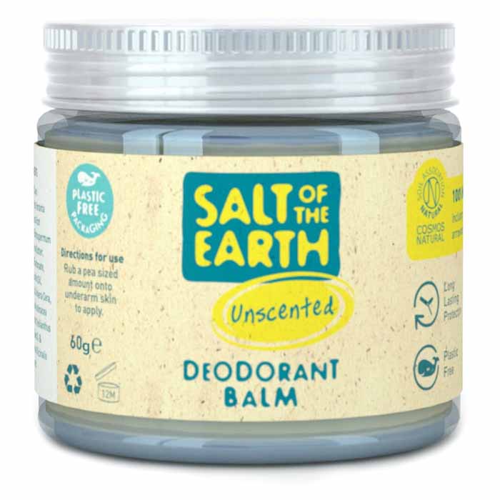 Salt Of The Earth - Deodorant Balms - Unscented ,60g