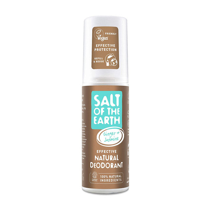 Salt Of The Earth - Deodorant Sprays - Ginger & Jasmine, 100ml