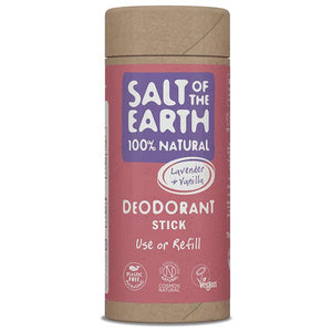 Salt Of The Earth - Natural Deodorant Use/Refill Stick, 75g | Multiple Fragrances