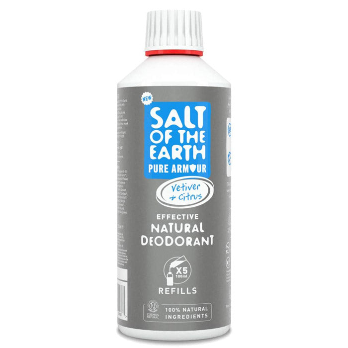 Salt Of The Earth - Natural Deodorant Spray Refills - Pure Armour Explorer ,500ml