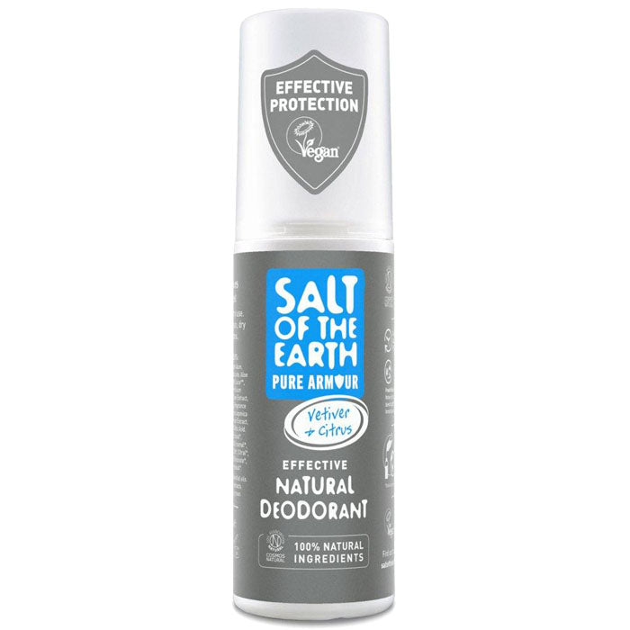 Salt Of The Earth - Natural Roll On Deodorants - Pure Armour Explorer, 75ml
