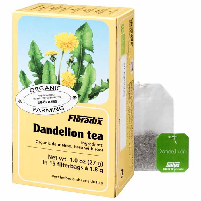 Salus Haus - Organic Dandelion Herbal Tea, 15 Bags