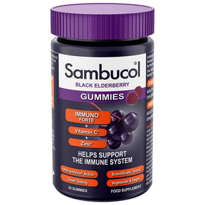 Sambucol Black Elderberry - Immuno Forte Gummies, 30 gummies