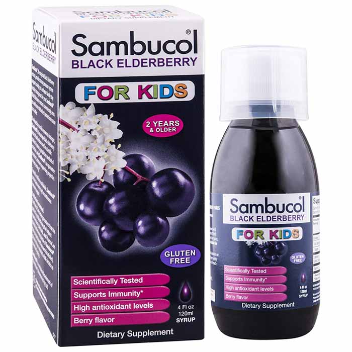 Sambucol Black Elderberry - Liquid For Kids, 120ml