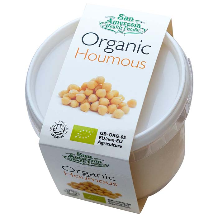 San Amvrosia - Fresh Organic Hummus, 340g