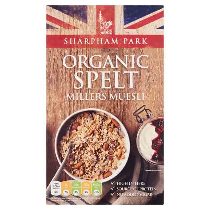 Sharpham - Spelt Muesli - Organic Millers, 450g