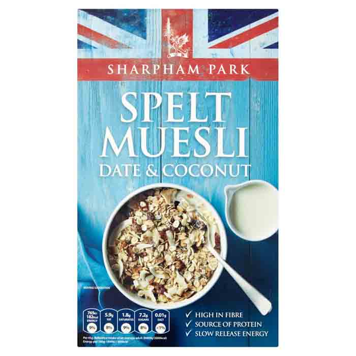 Sharpham - Spelt Muesli - Park Date and Coconut, 450g