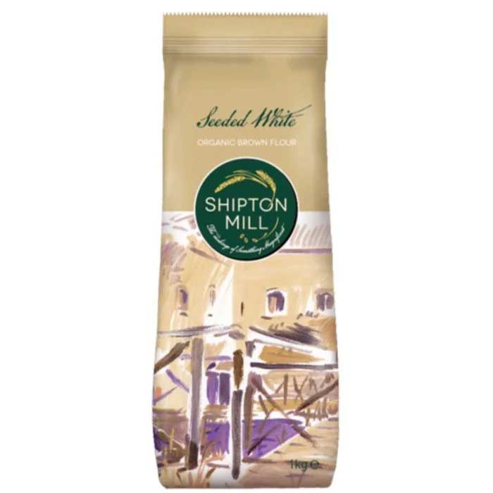 Shipton - Organic Seeded White Flour, 1kg  Pack of 6