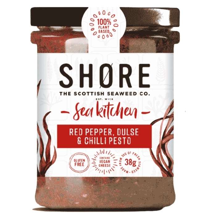 Shore - Red Pepper Dulse & Chilli Pesto, 180g - front
