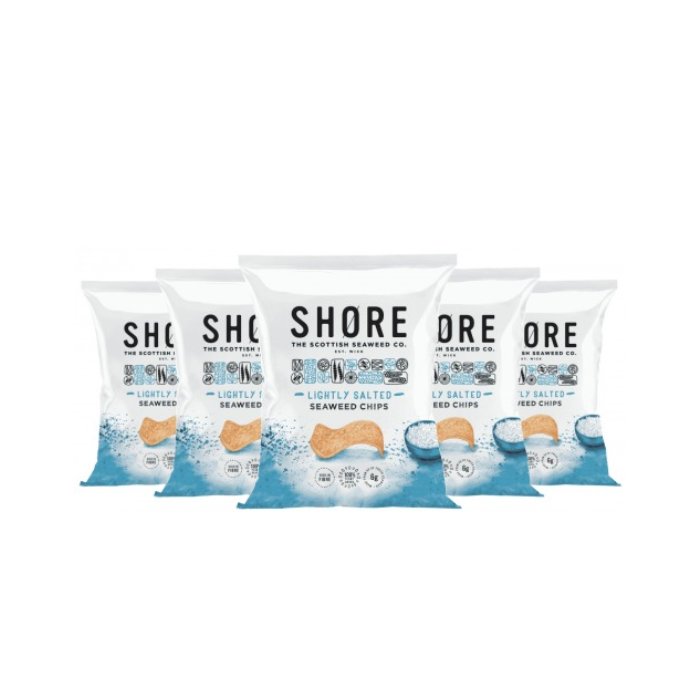 Shore - Seaweed Chips Sea Salt, 25g pack