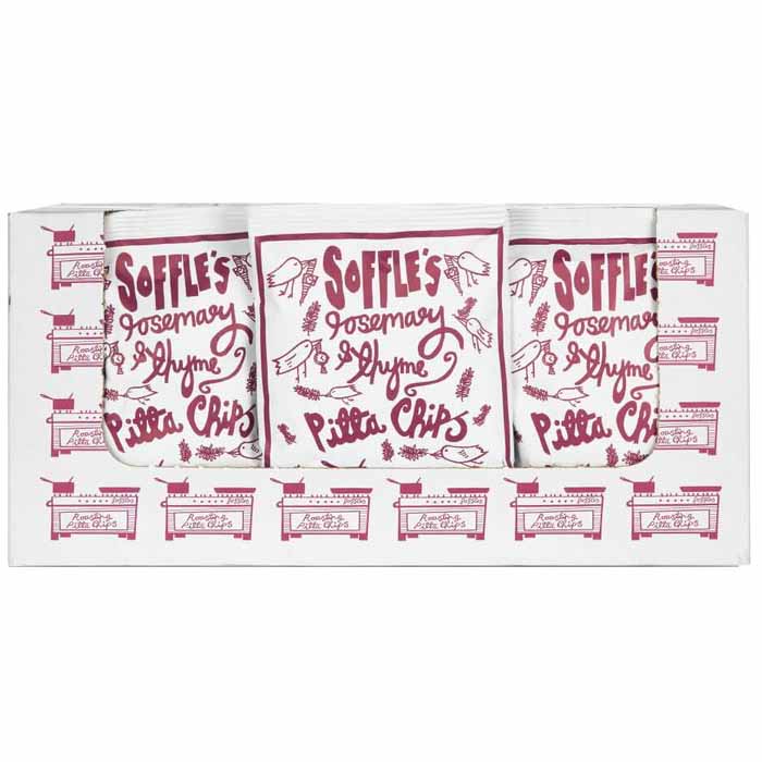 Soffle's - Pitta Chips , Rosemary & Thyme (60g) 15 Pack