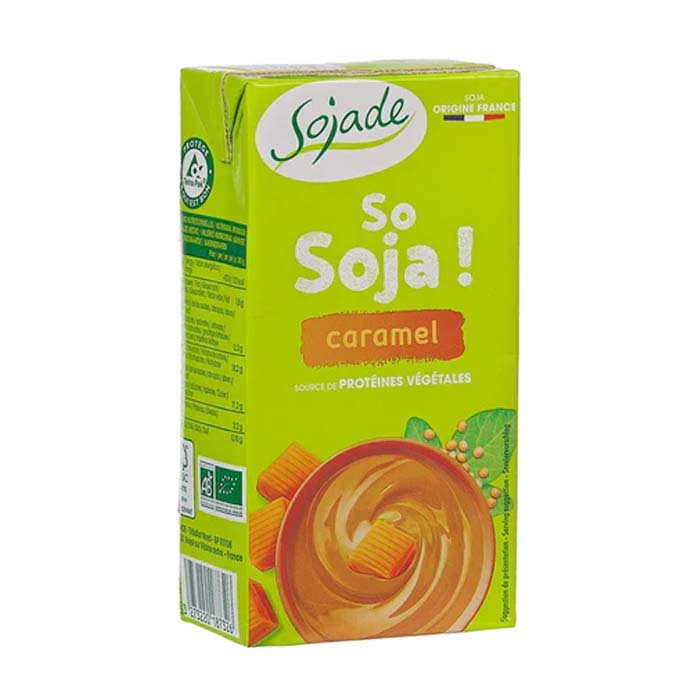 Sojade - Organic Caramel Soya Dessert Custard, 530g  Pack of 6
