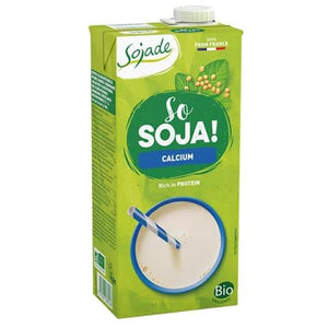 Sojade - Organic Soya Drink With Calcium, 1L | Pack of 8