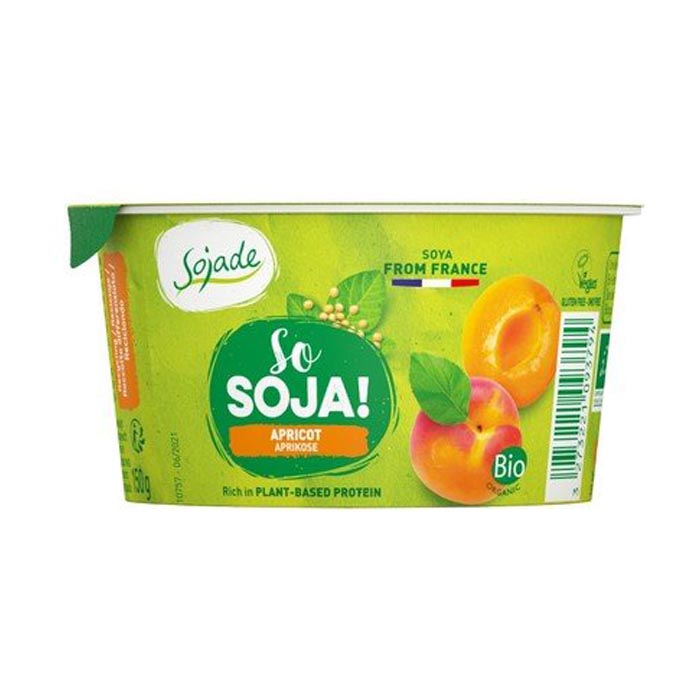 Sojade - Organic Soya Yoghurt Alternative, 150g , Apricot