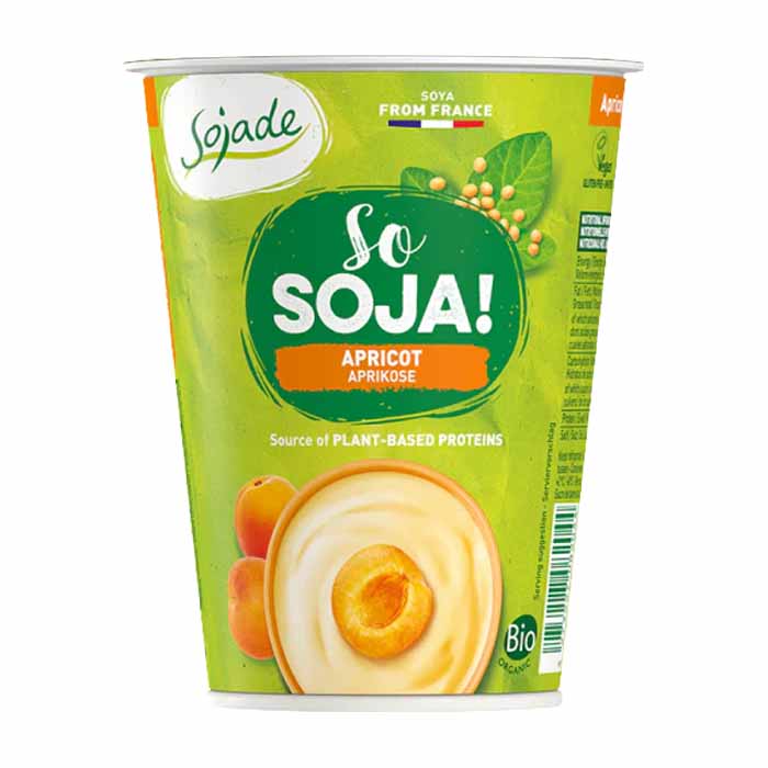 Sojade - Organic Yogurt - Apricot Soya, 400g