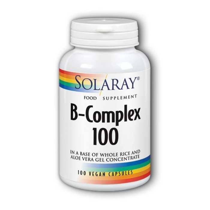 Solaray - B-Complex 100, 100 Capsules - front