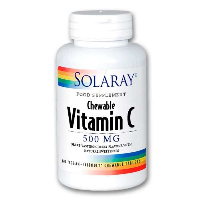 Solaray - Chewable Vitamin C 500mg, 60 Chews
