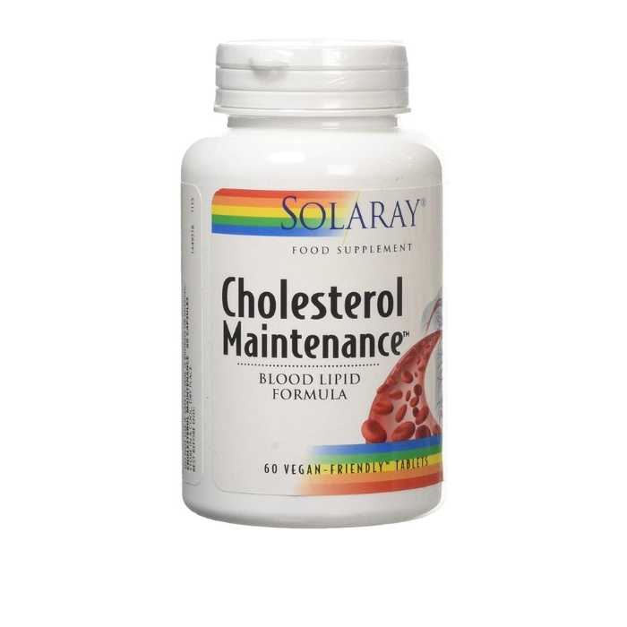 Solaray - Cholesterol Maintenance, 60 capsules - Front