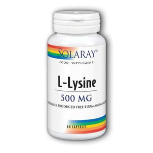 Solaray - Free From L-Lysine 500mg, 60 Capsules