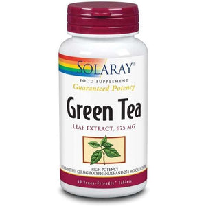 Solaray - Green Tea 675mg, 60 Tablets