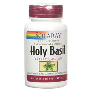 Solaray - Holy Basil 450mg, 60 Capsules