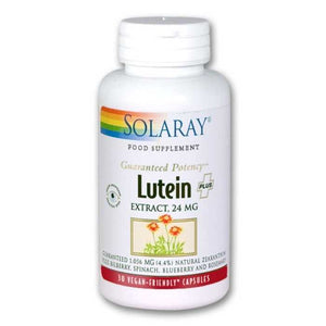 Solaray - Lutein Extract Advanced 24mg, 30 Capsules