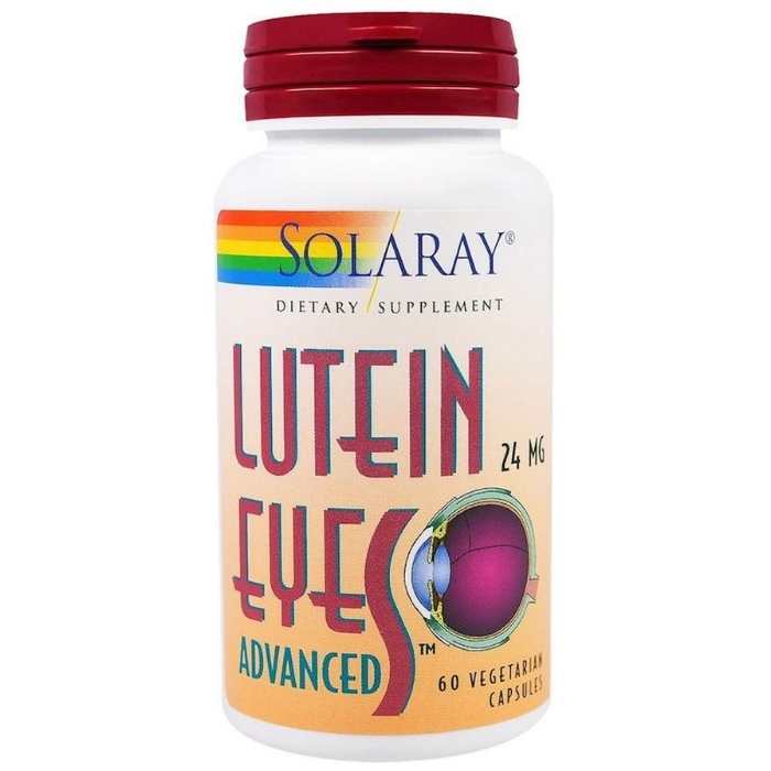 Solaray - Lutein Eyes Advanced, 60 Capsules - front